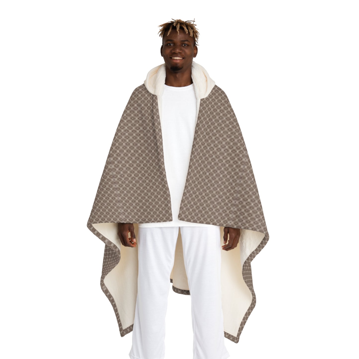 Bear Hugs Hooded Sherpa Fleece Blanket