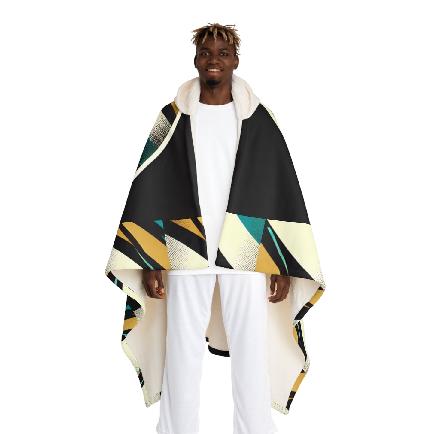 Jacksonville Hooded Sherpa Fleece Blanket