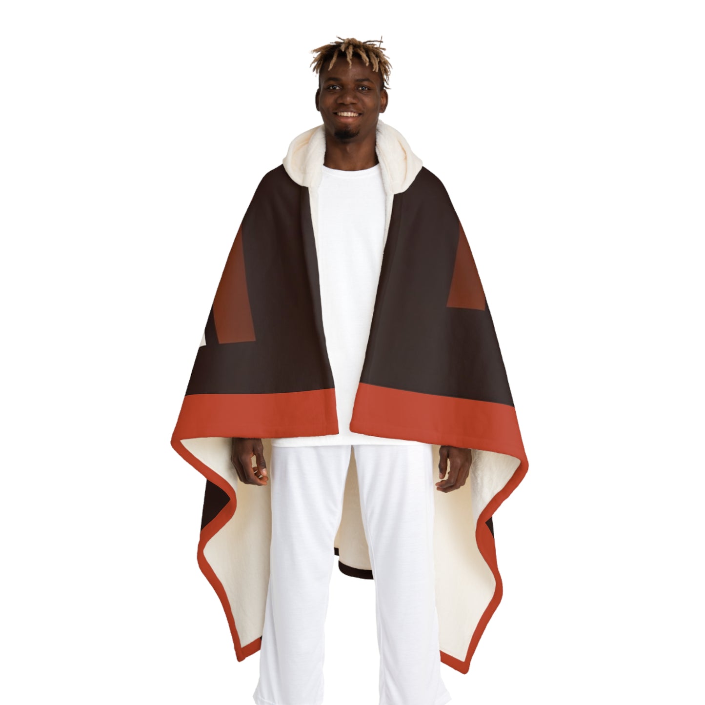 Cleveland Hooded Sherpa Fleece Blanket
