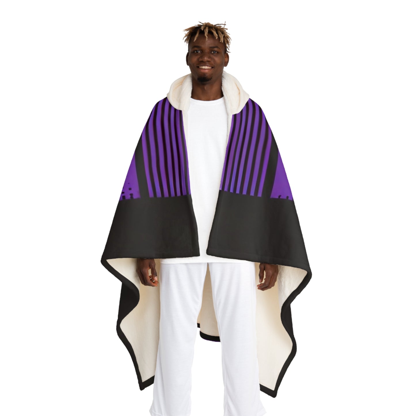 Baltimore Hooded Sherpa Fleece Blanket