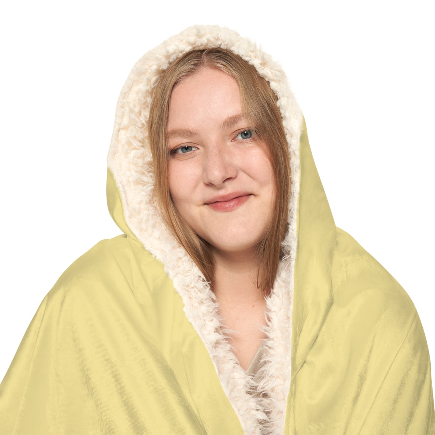 Cozy Pale Yellow Snuggle Blanket