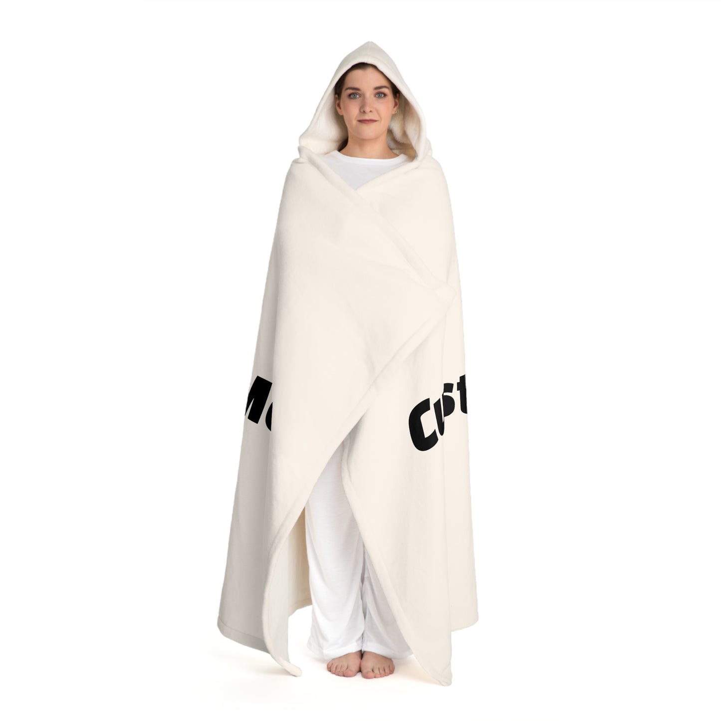 Customization Hooded Sherpa Fleece Blanket