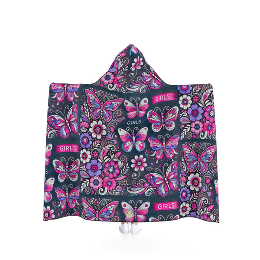 Girlie Girl Kids Hooded Blanket