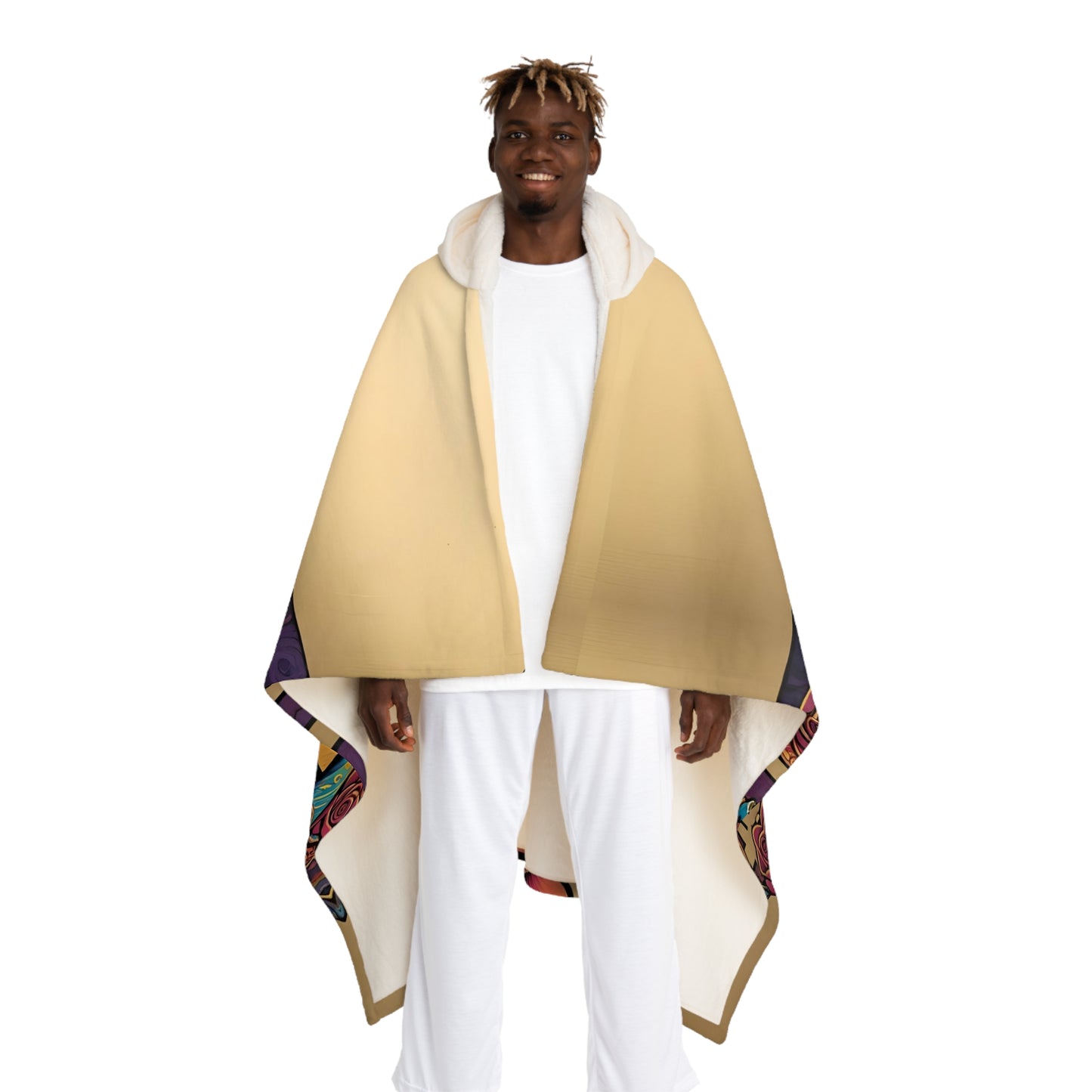 Dog Show Hooded Sherpa Fleece Blanket