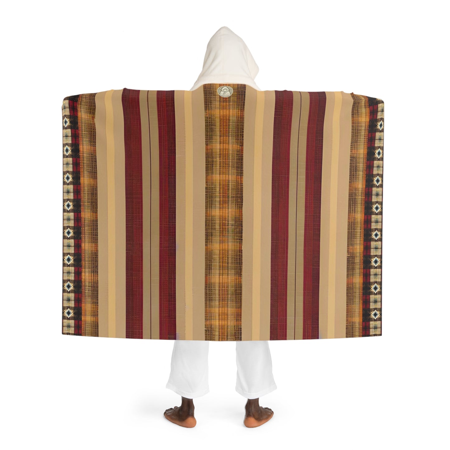 Thankful in Fall Hooded Sherpa Fleece Blanket