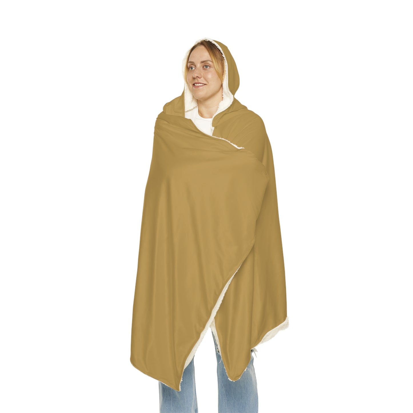 Cozy Golden Mustard Snuggle Blanket