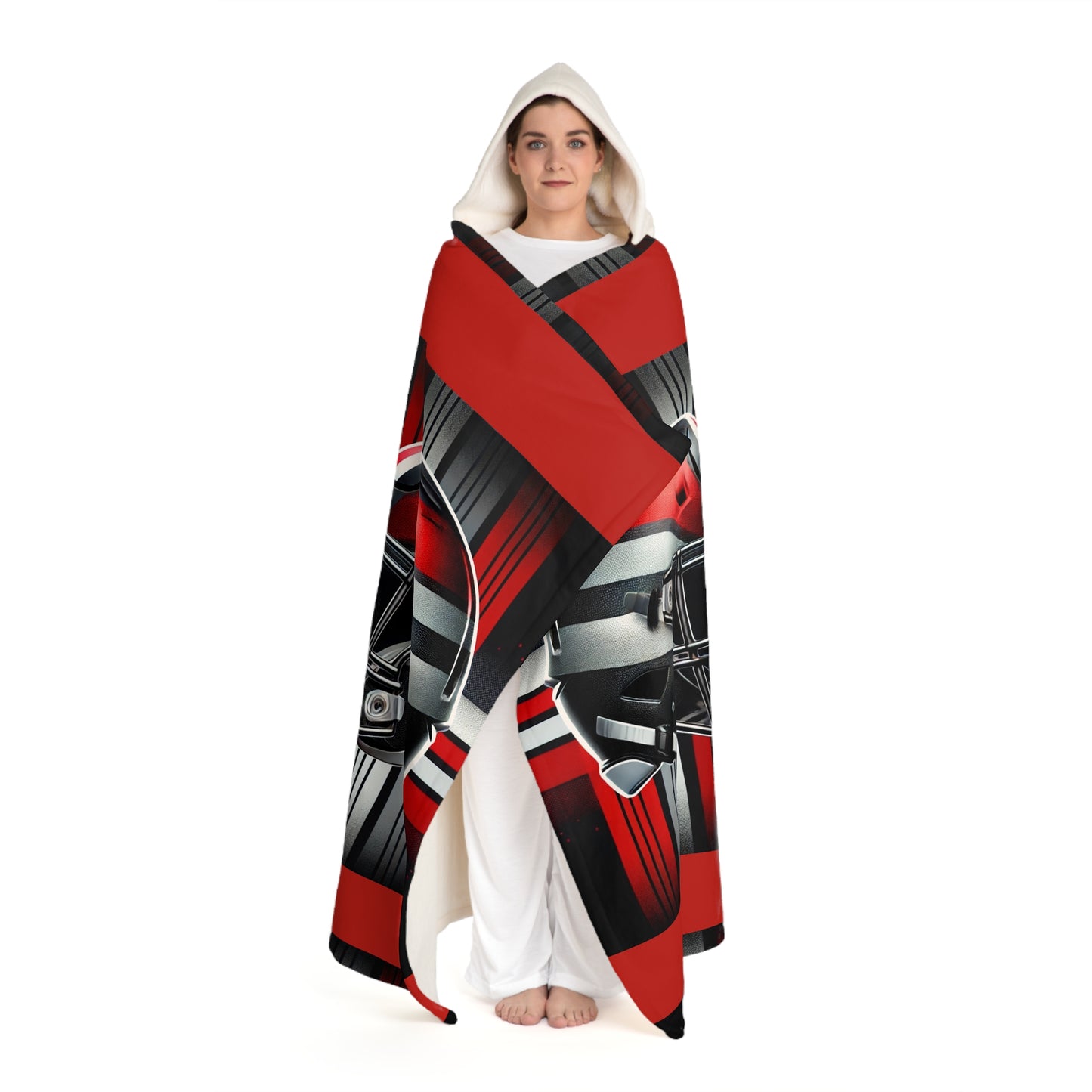 Tampa Bay Hooded Sherpa Fleece Blanket