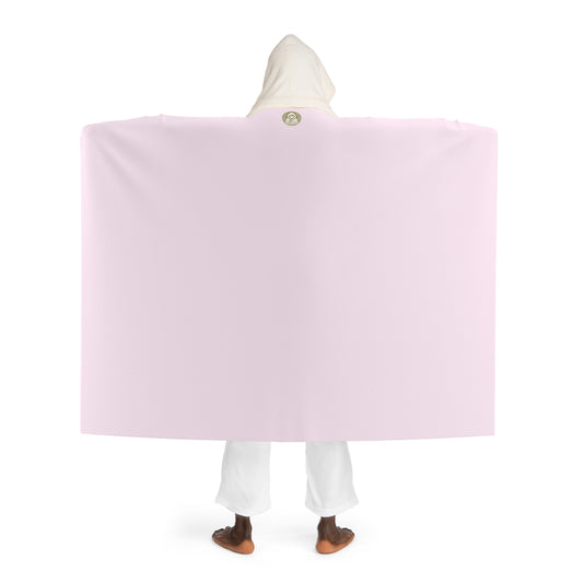 Lullaby Pink Hooded Sherpa Fleece Blanket