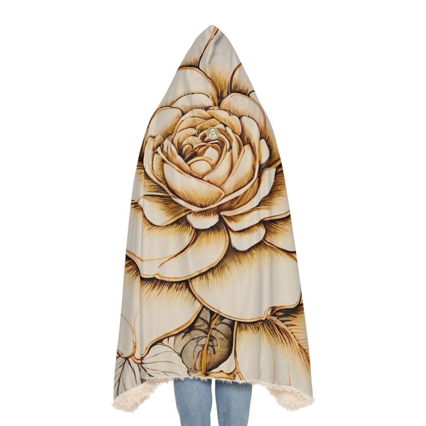 Single Rose Snuggle Blanket