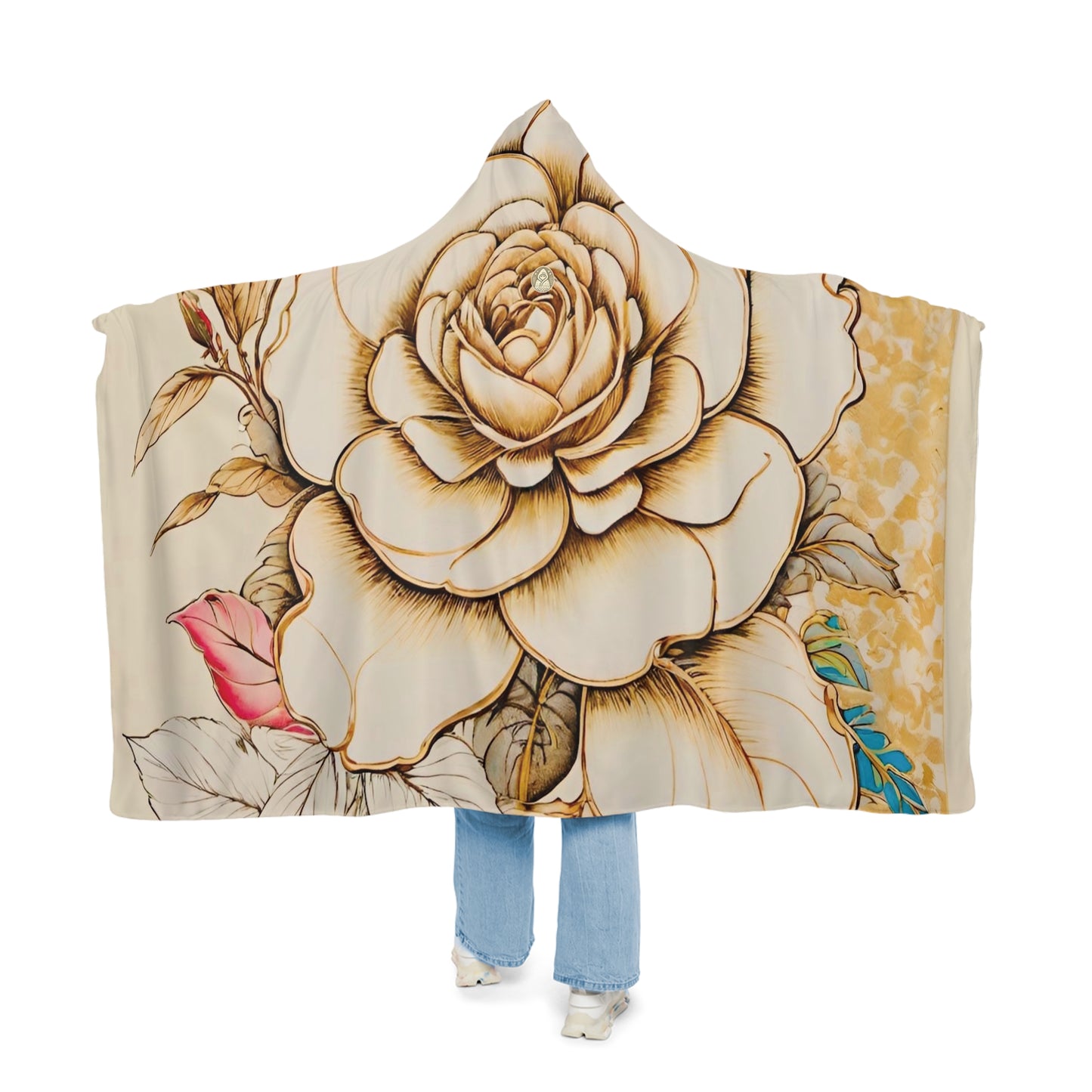 Single Rose Snuggle Blanket