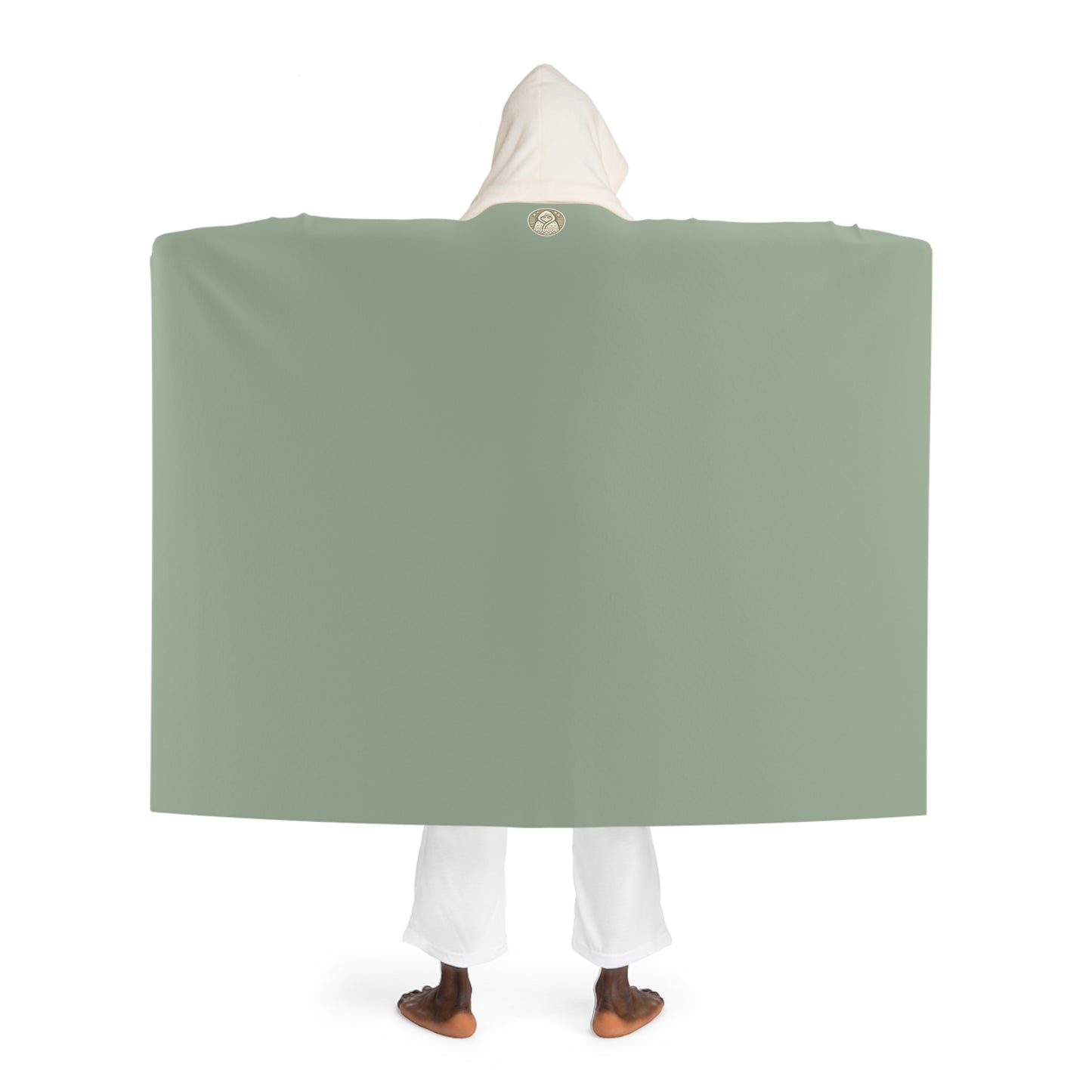 Sweet Sage Hooded Sherpa Fleece Blanket