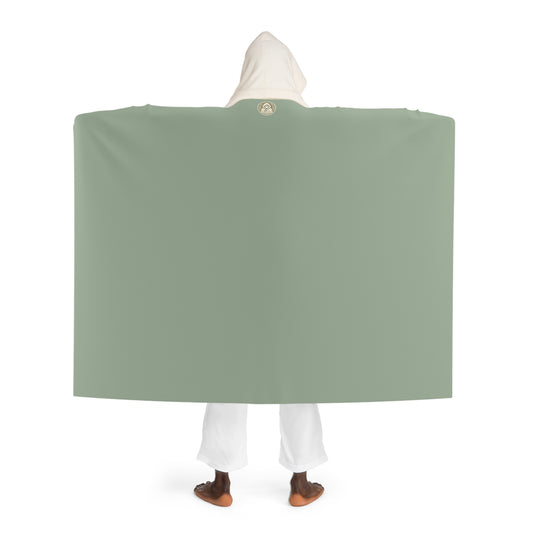 Sweet Sage Hooded Sherpa Fleece Blanket