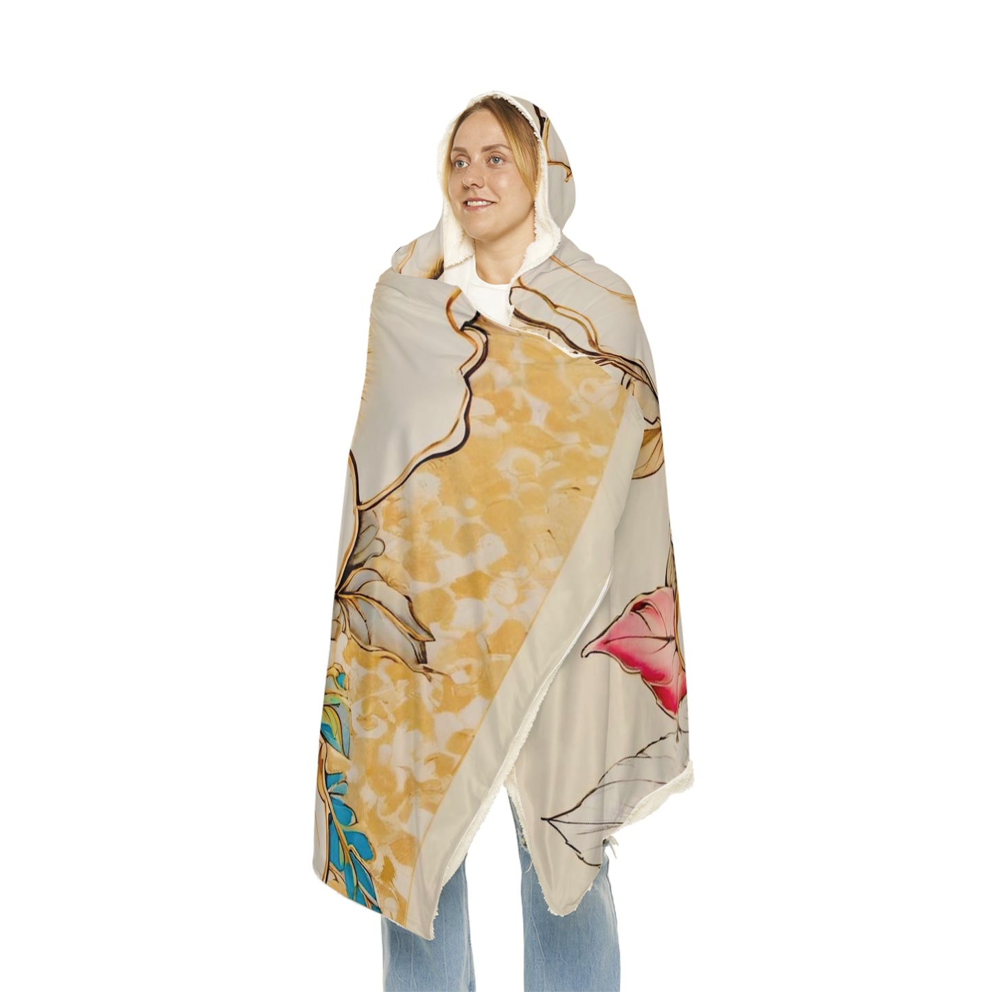 Single Rose Snuggle Blanket