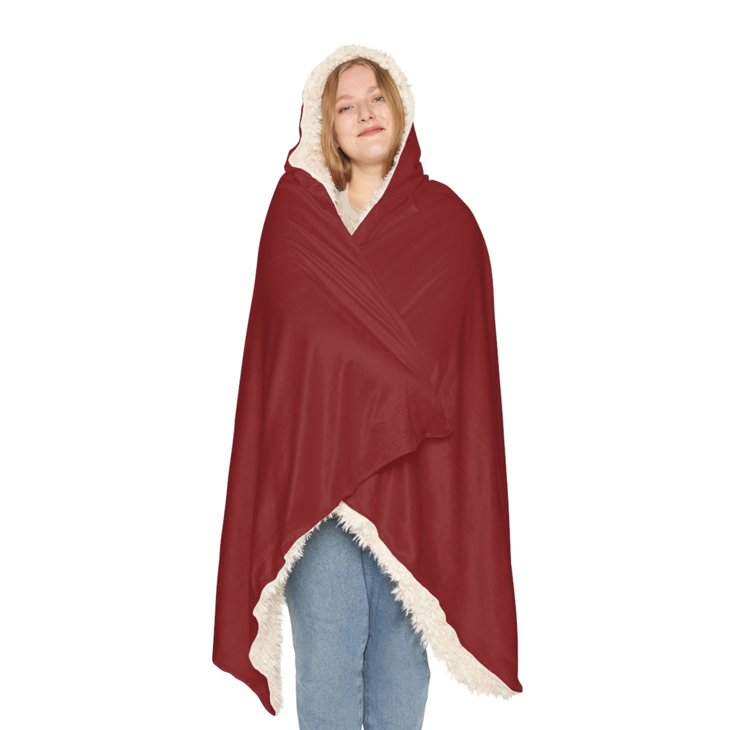 Cozy Burgundy Snuggle Blanket