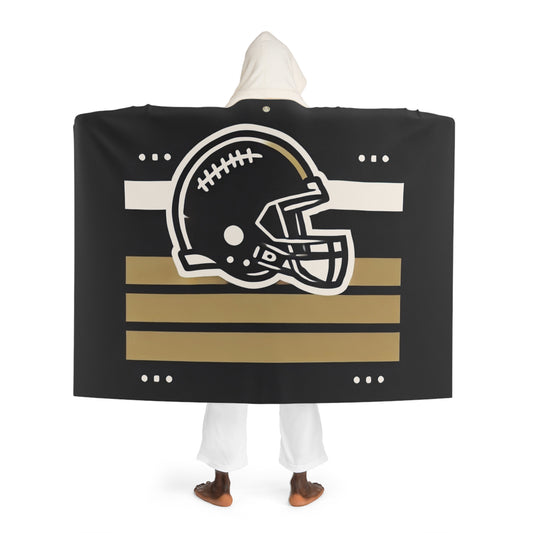 Pittsburgh Hooded Sherpa Fleece Blanket