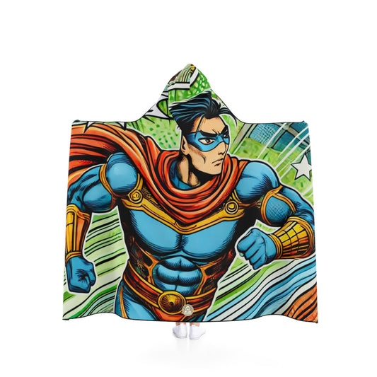 Azure Dragon Kids Hooded Blanket