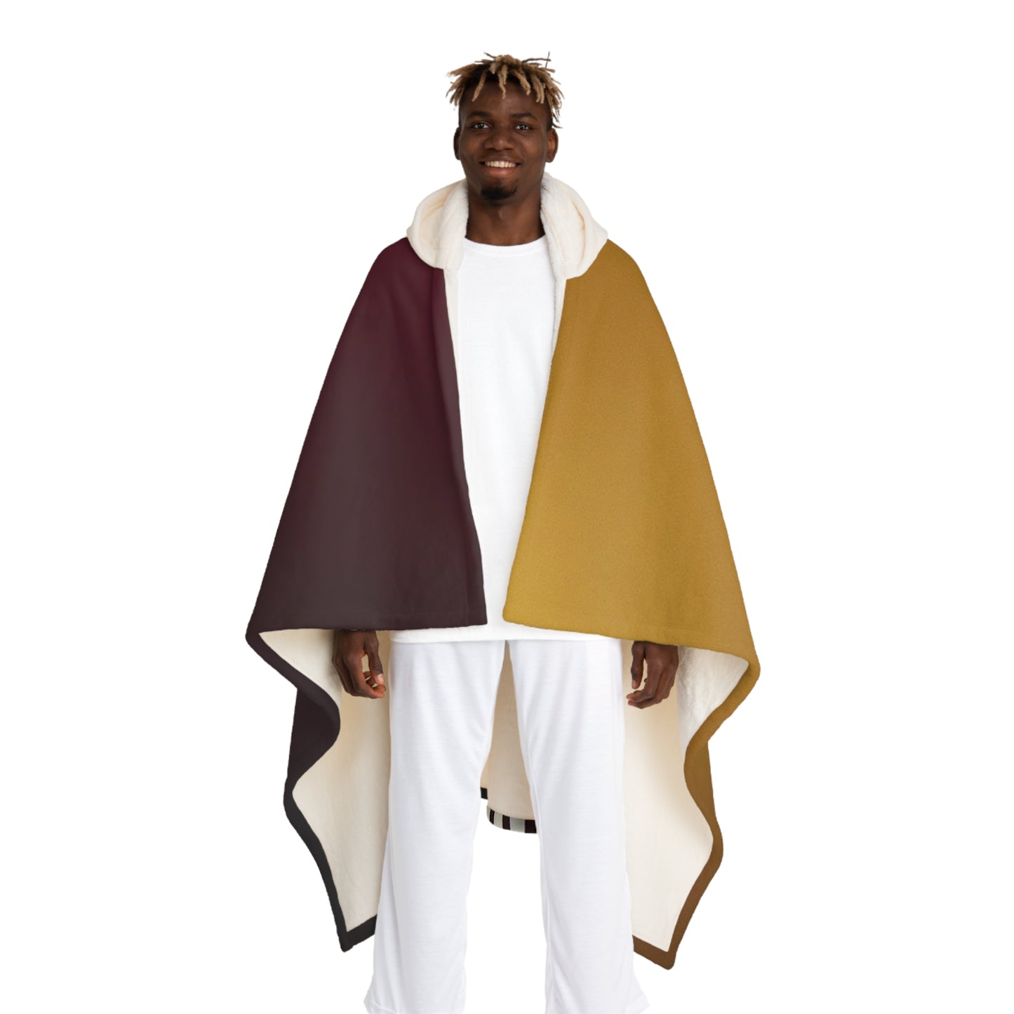 Washington Hooded Sherpa Fleece Blanket