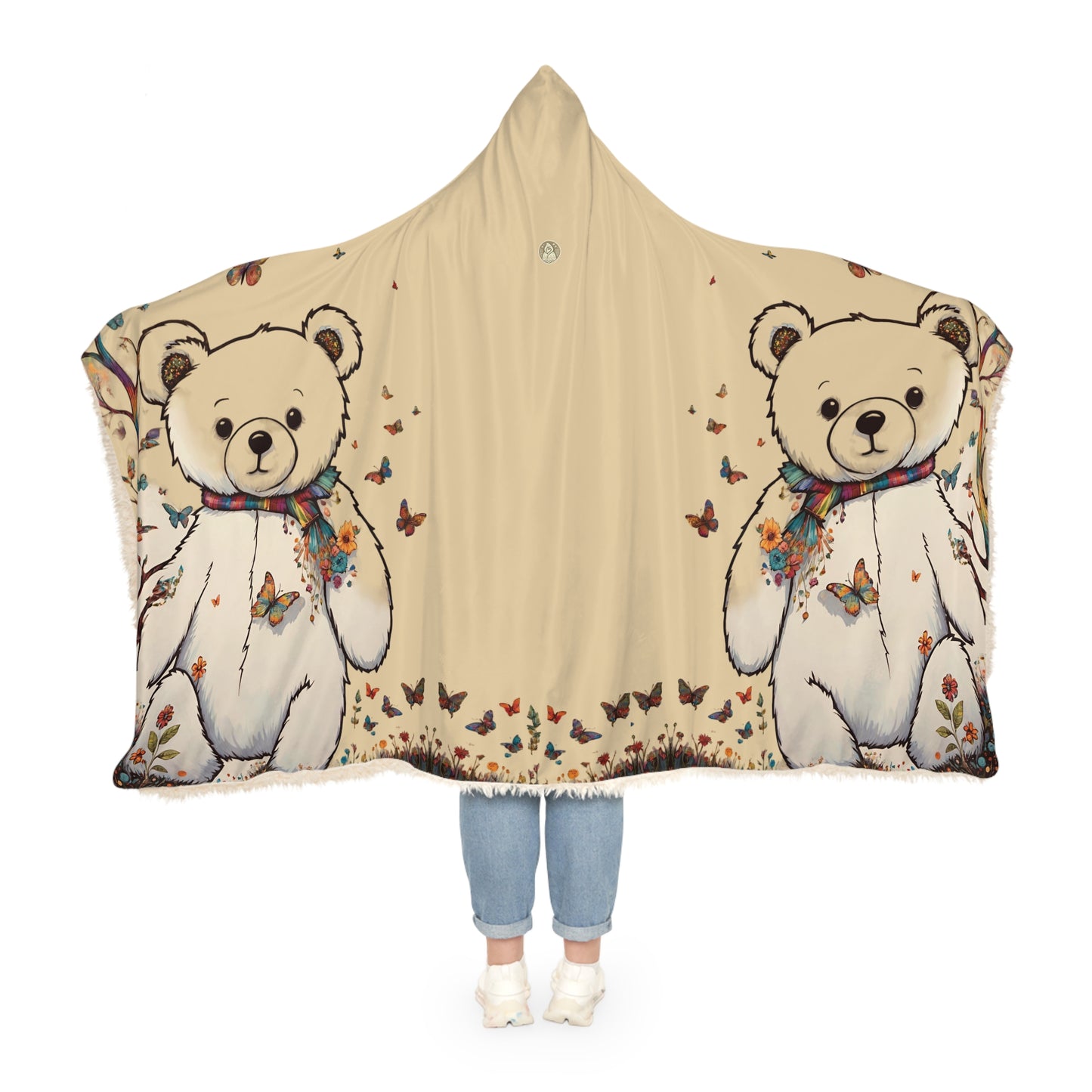 Fall Bear Tan Snuggle Blanket