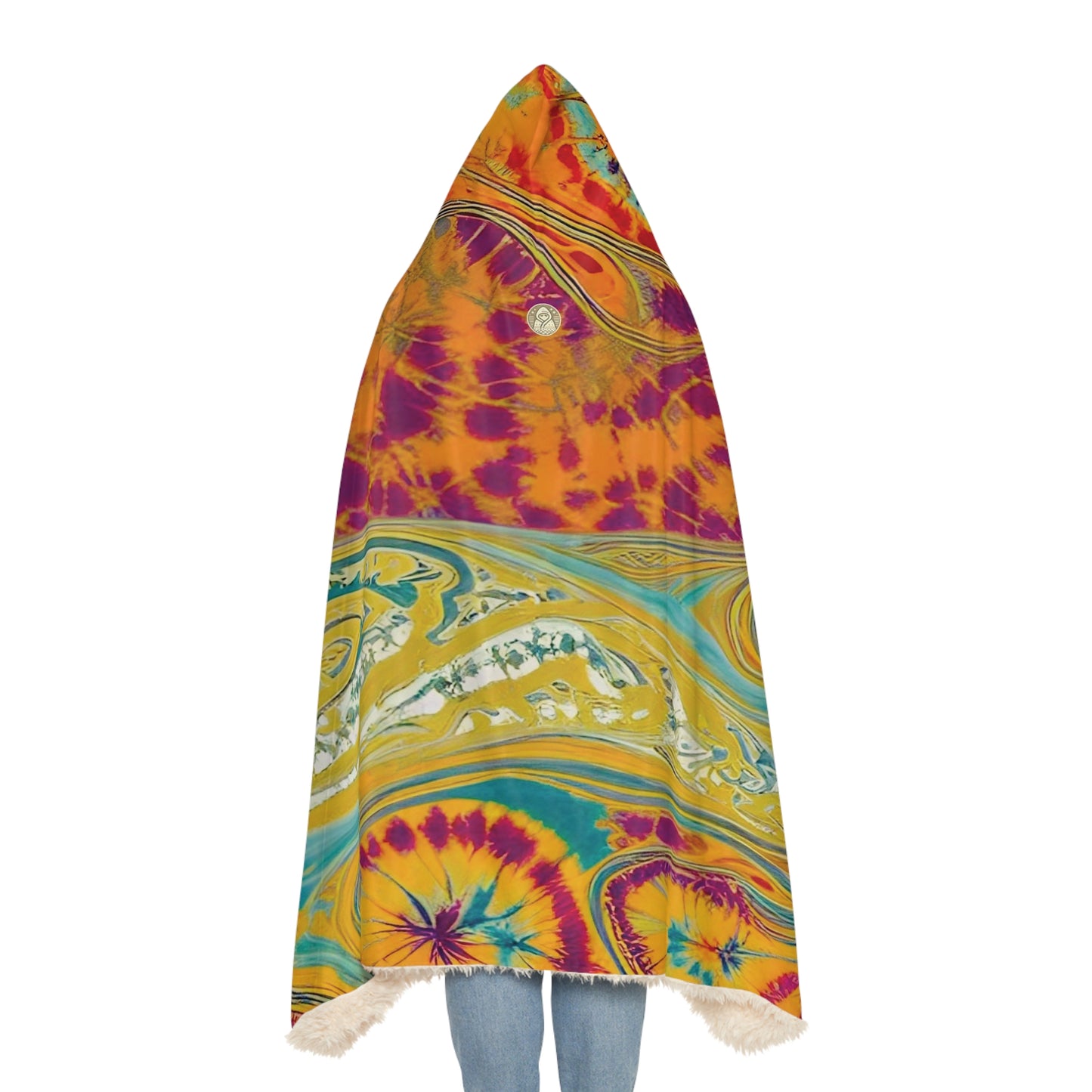 Stormy Rainbow Snuggle Blanket