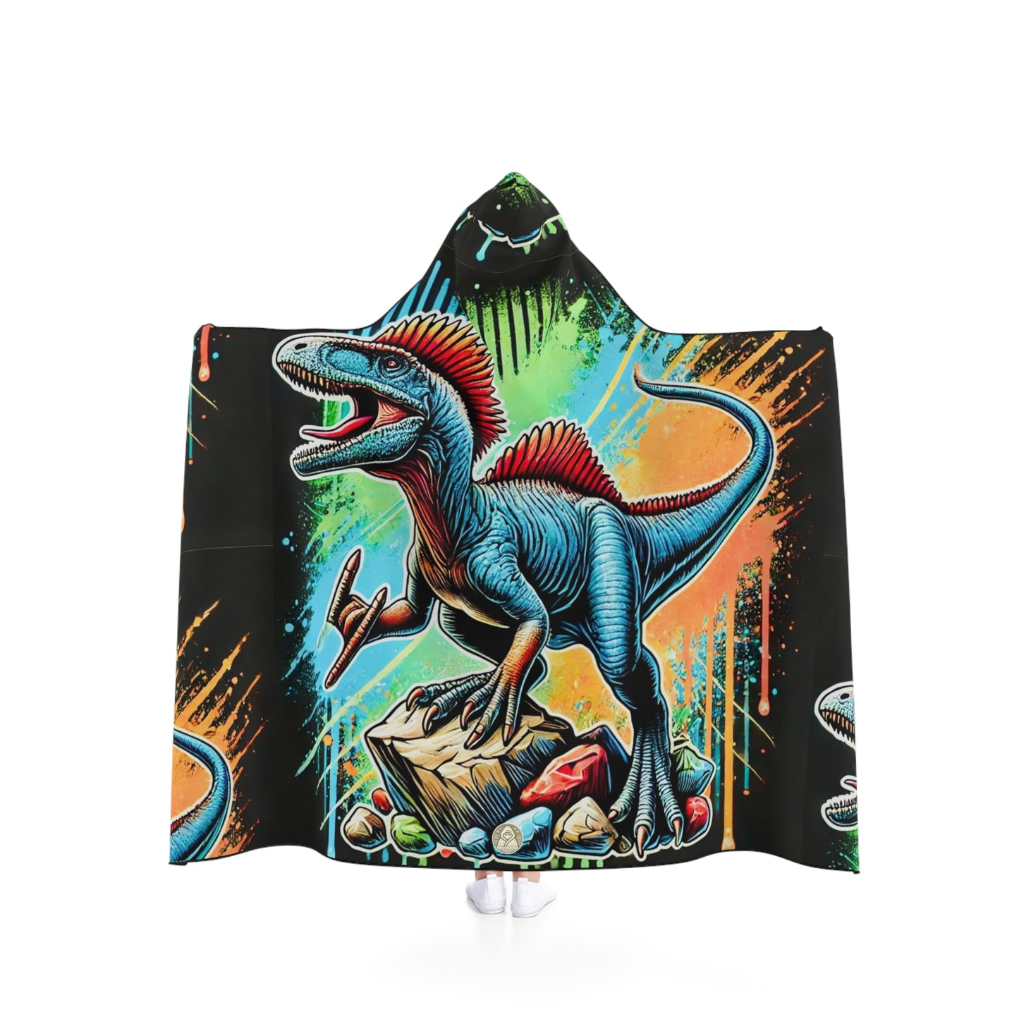 Dino Roar Kids Hooded Blanket