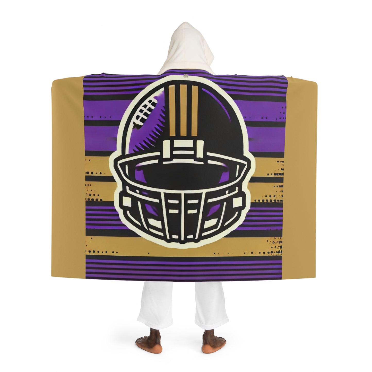 Baltimore Hooded Sherpa Fleece Blanket