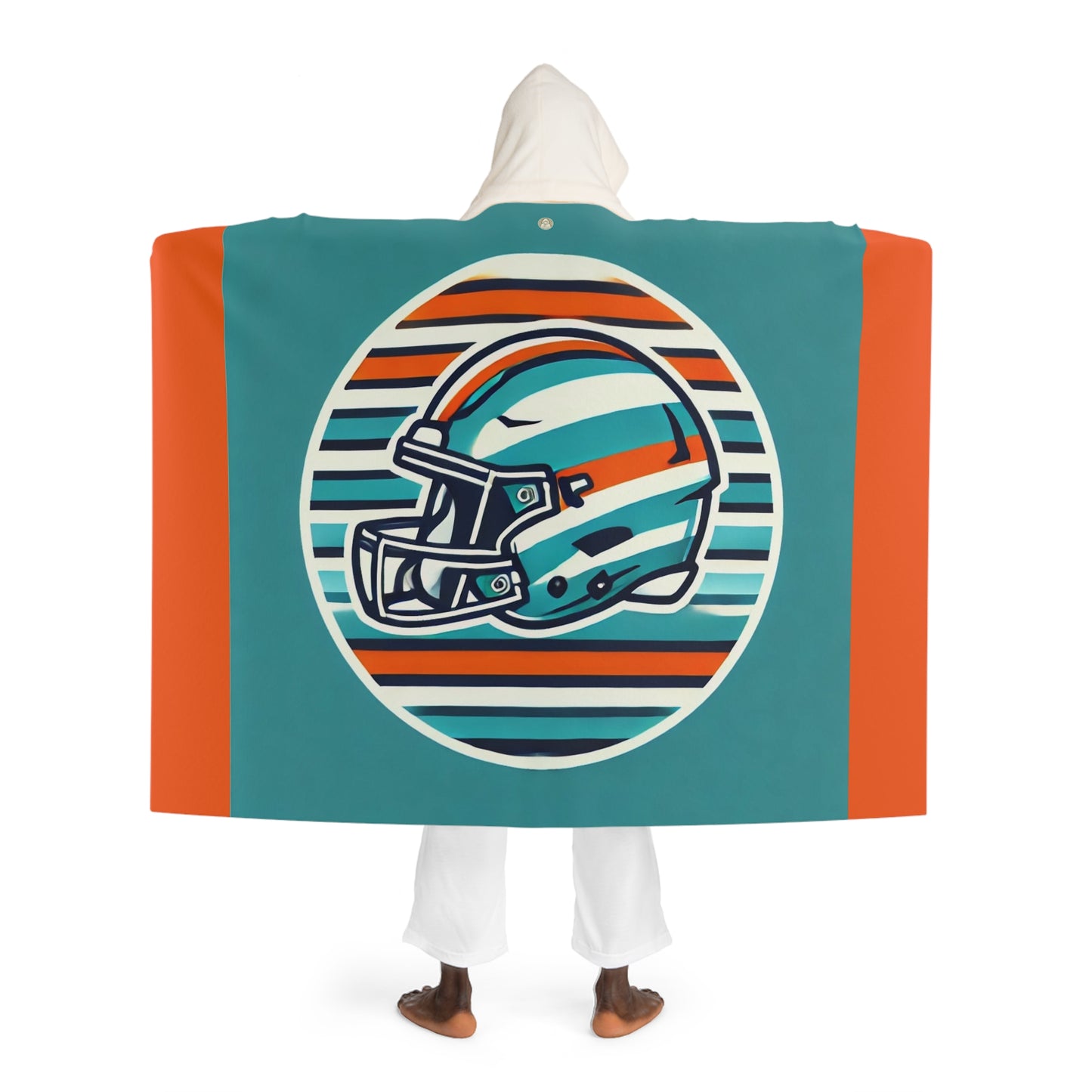 Miami Hooded Sherpa Fleece Blanket