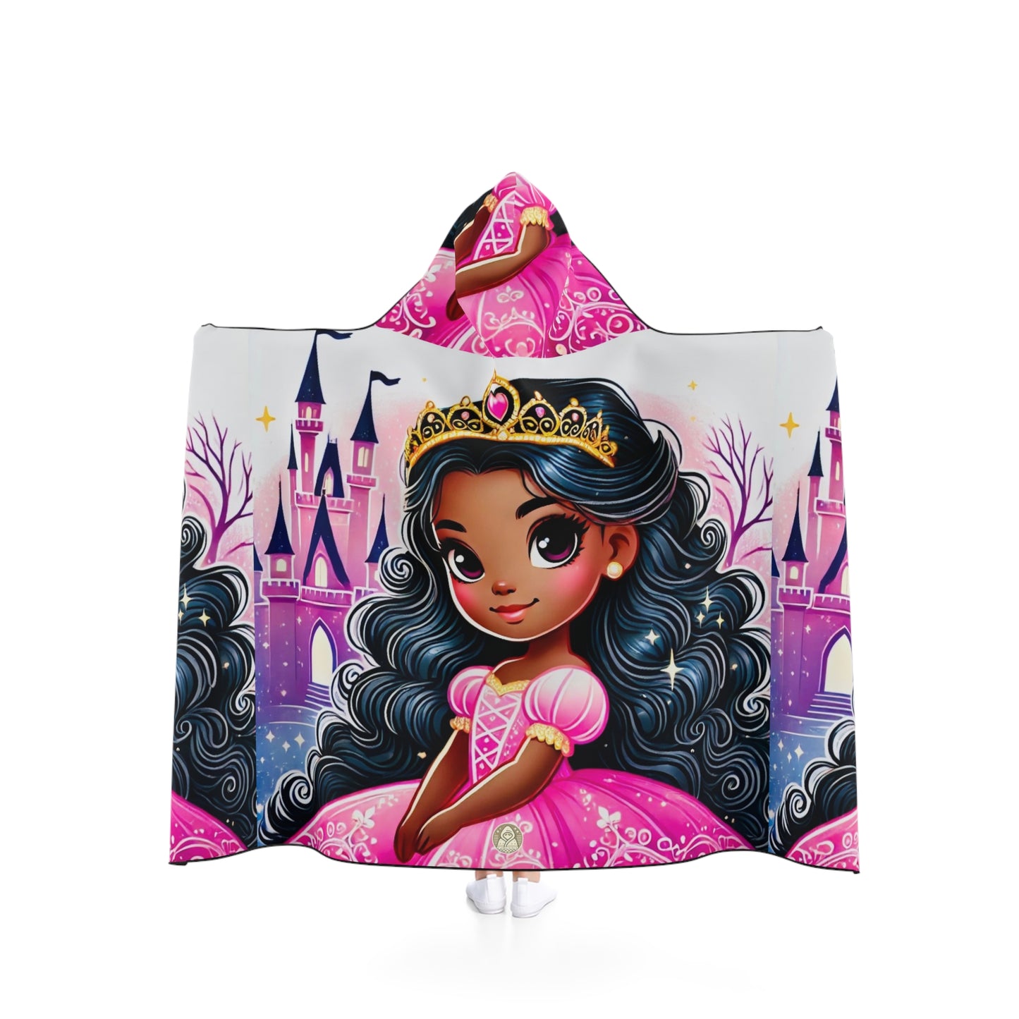 Princess Blossom Kids Hooded Blanket