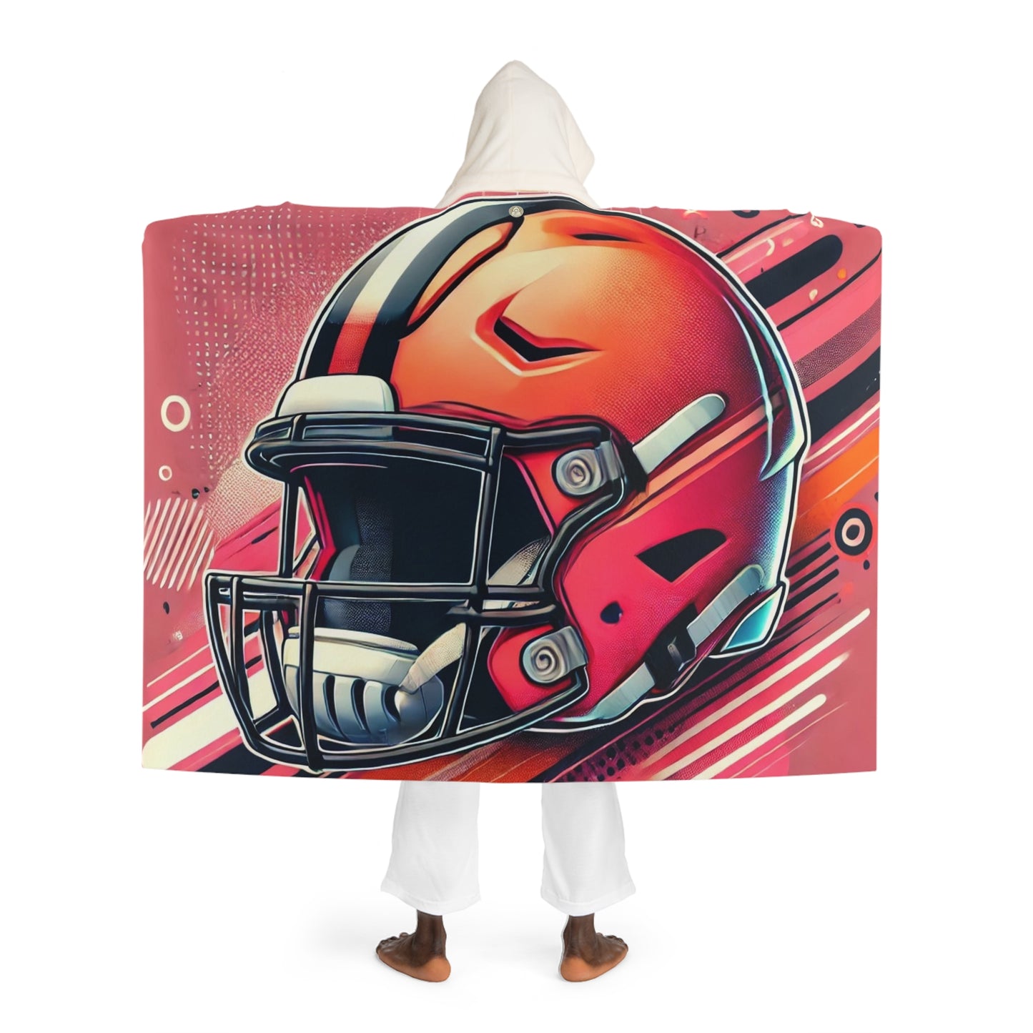 Smart Player Hooded Sherpa Fleece Blanket