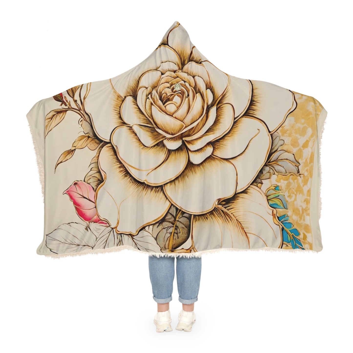 Single Rose Snuggle Blanket