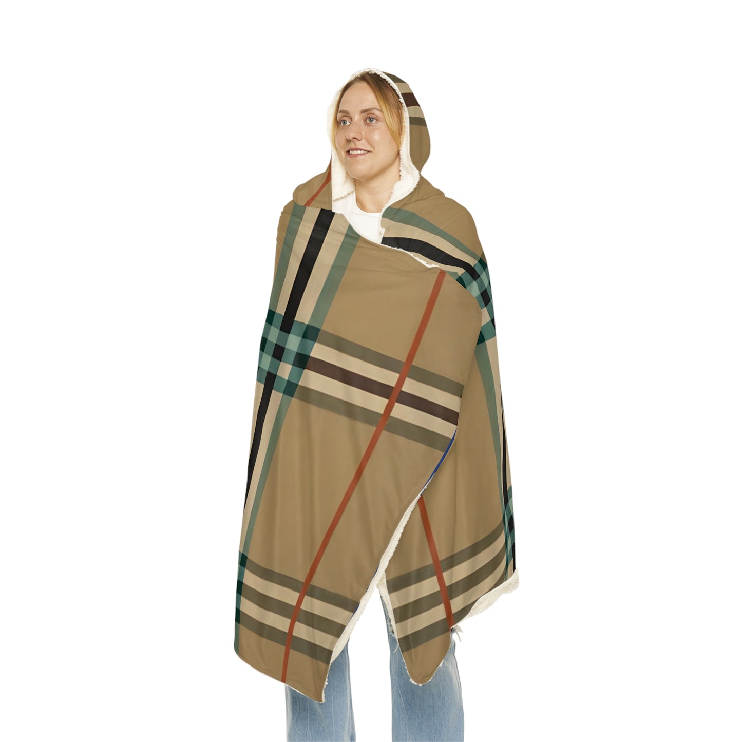 Plaid Green Snuggle Blanket