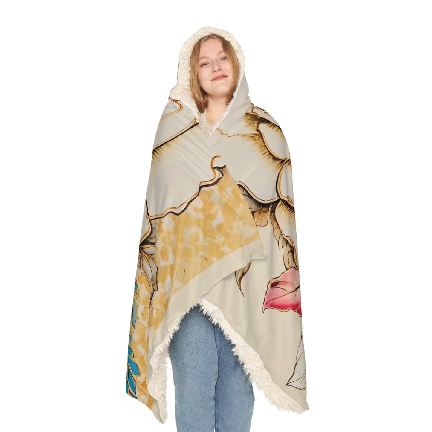 Single Rose Snuggle Blanket