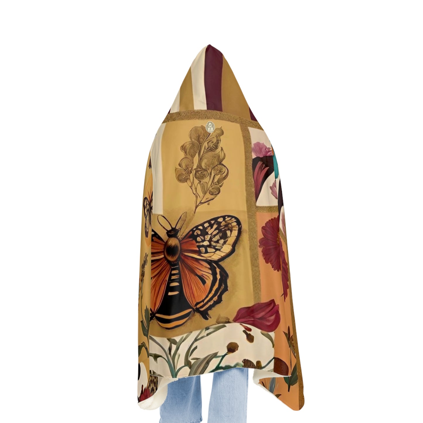 Butterflies n Flowers Snuggle Blanket