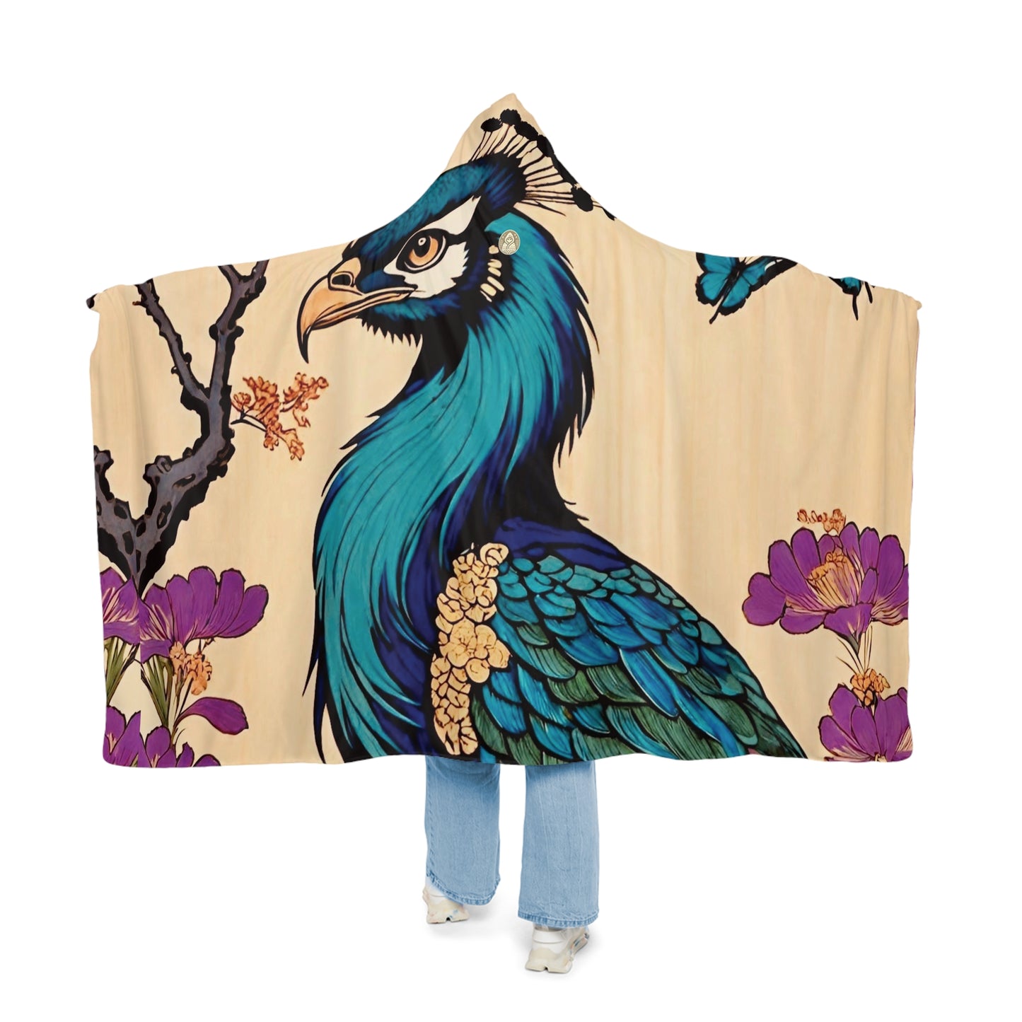 Peacock Home Counter Snuggle Blanket