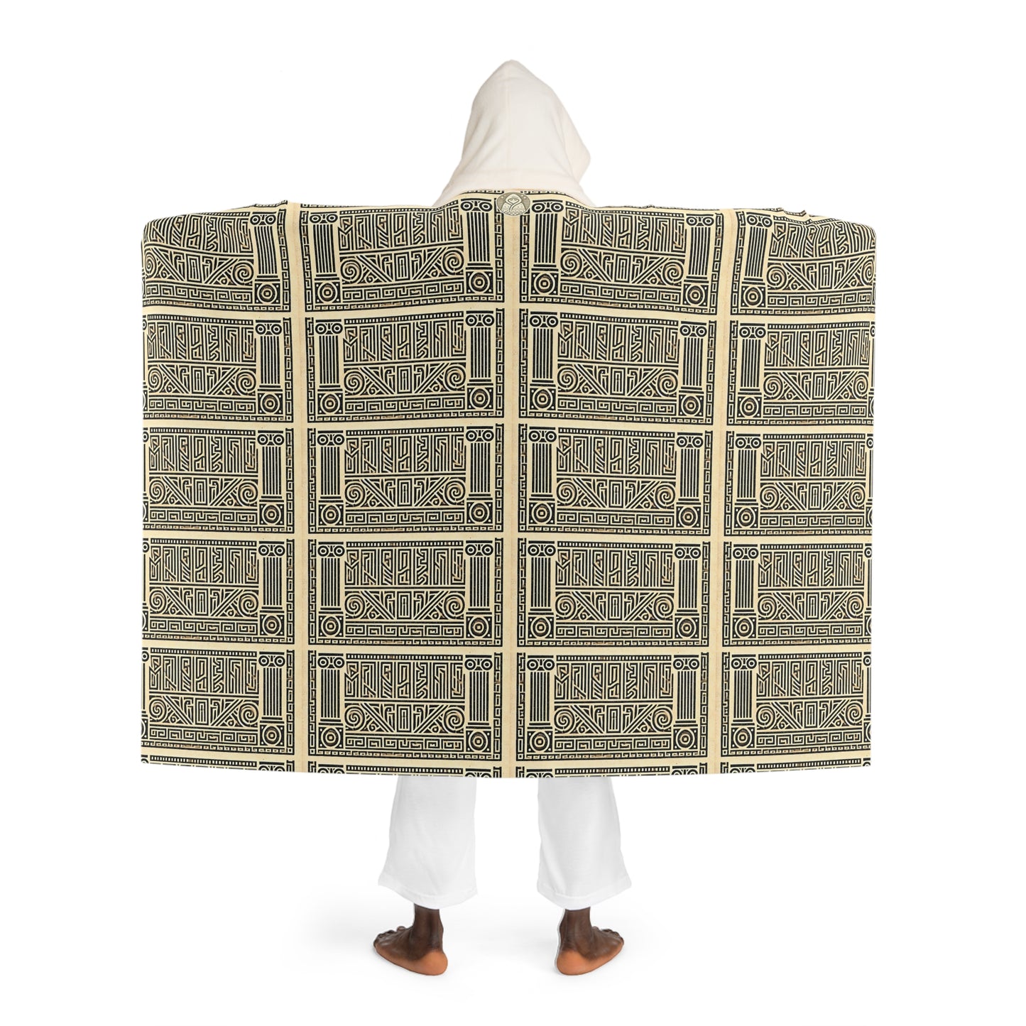 Royal Scribe Hooded Sherpa Fleece Blanket