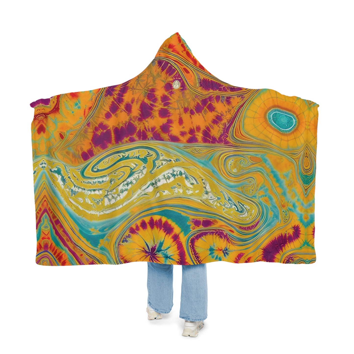 Stormy Rainbow Snuggle Blanket