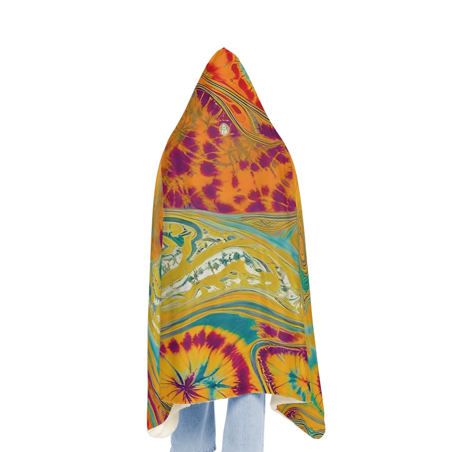 Stormy Rainbow Snuggle Blanket