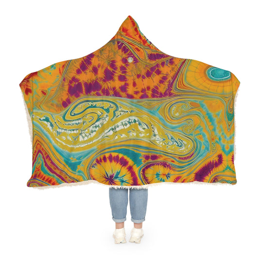Stormy Rainbow Snuggle Blanket