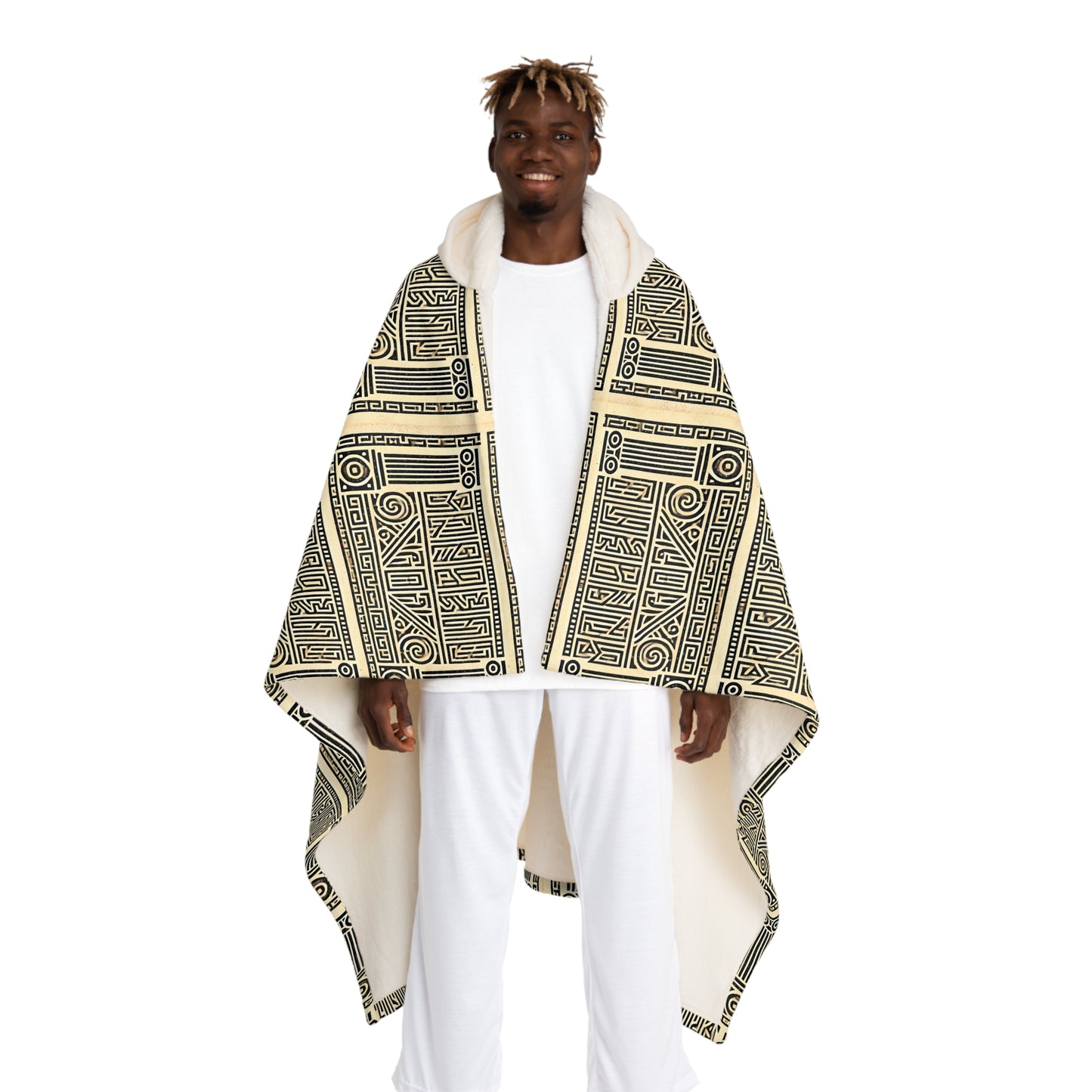 Royal Scribe Hooded Sherpa Fleece Blanket