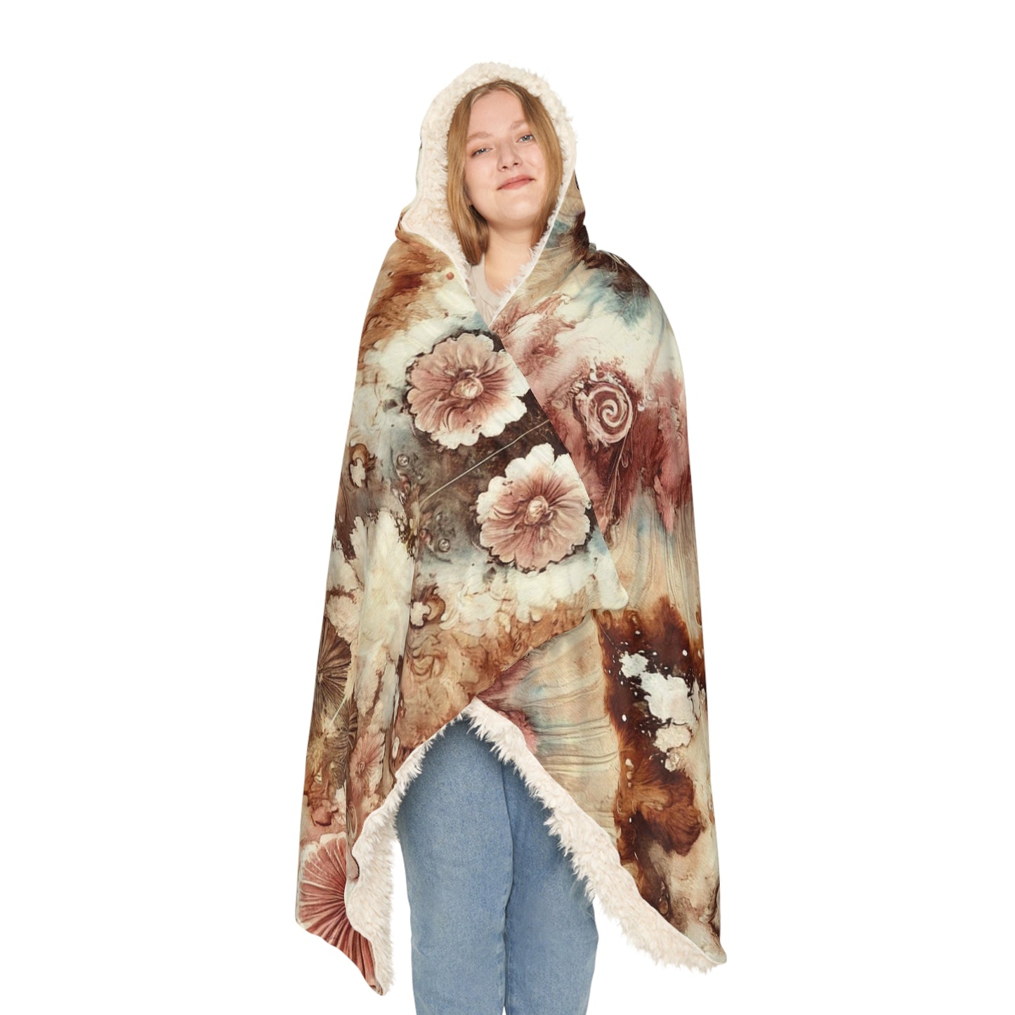 Floral Landscape Snuggle Blanket