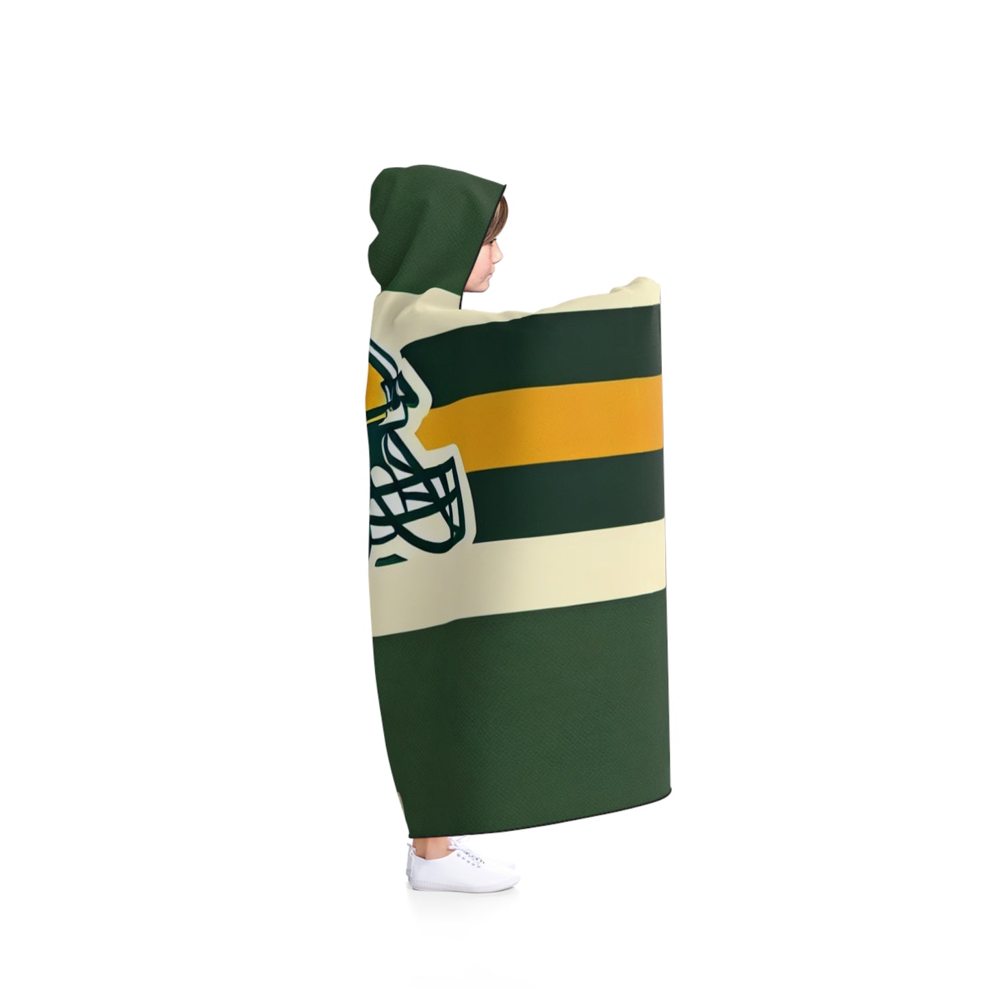 Green Bay Kids Hooded Blanket