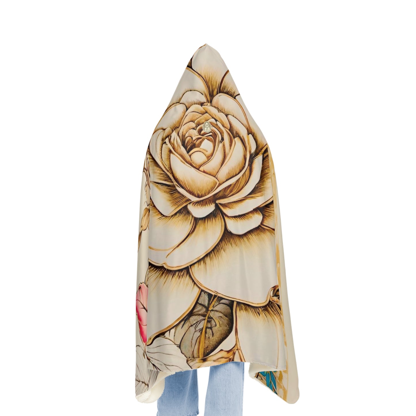 Single Rose Snuggle Blanket