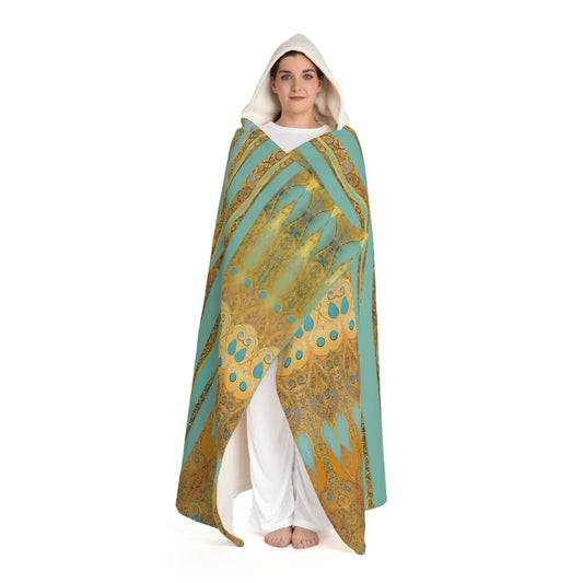 Imperial Regalia Hooded Sherpa Fleece Blanket