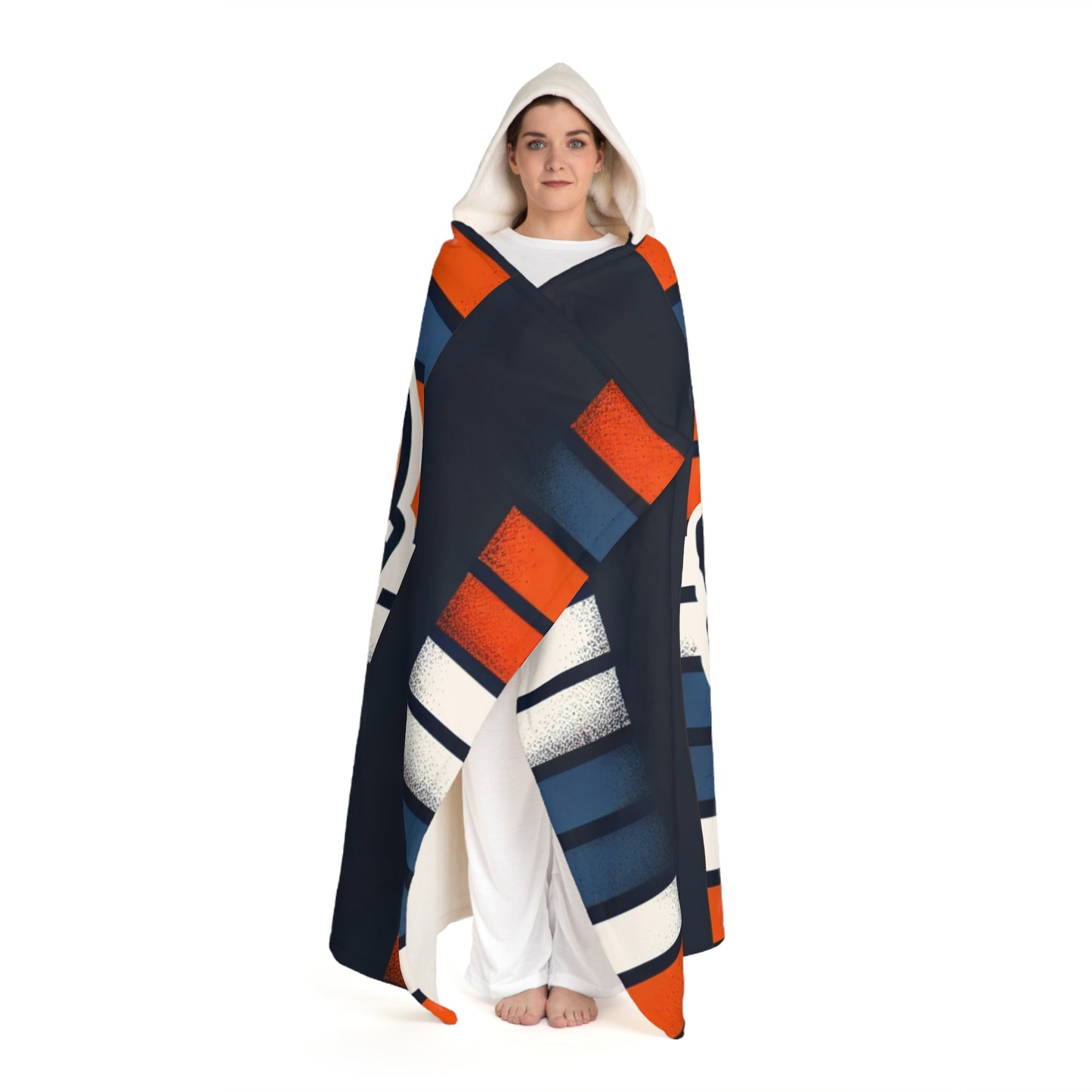 Denver Hooded Sherpa Fleece Blanket