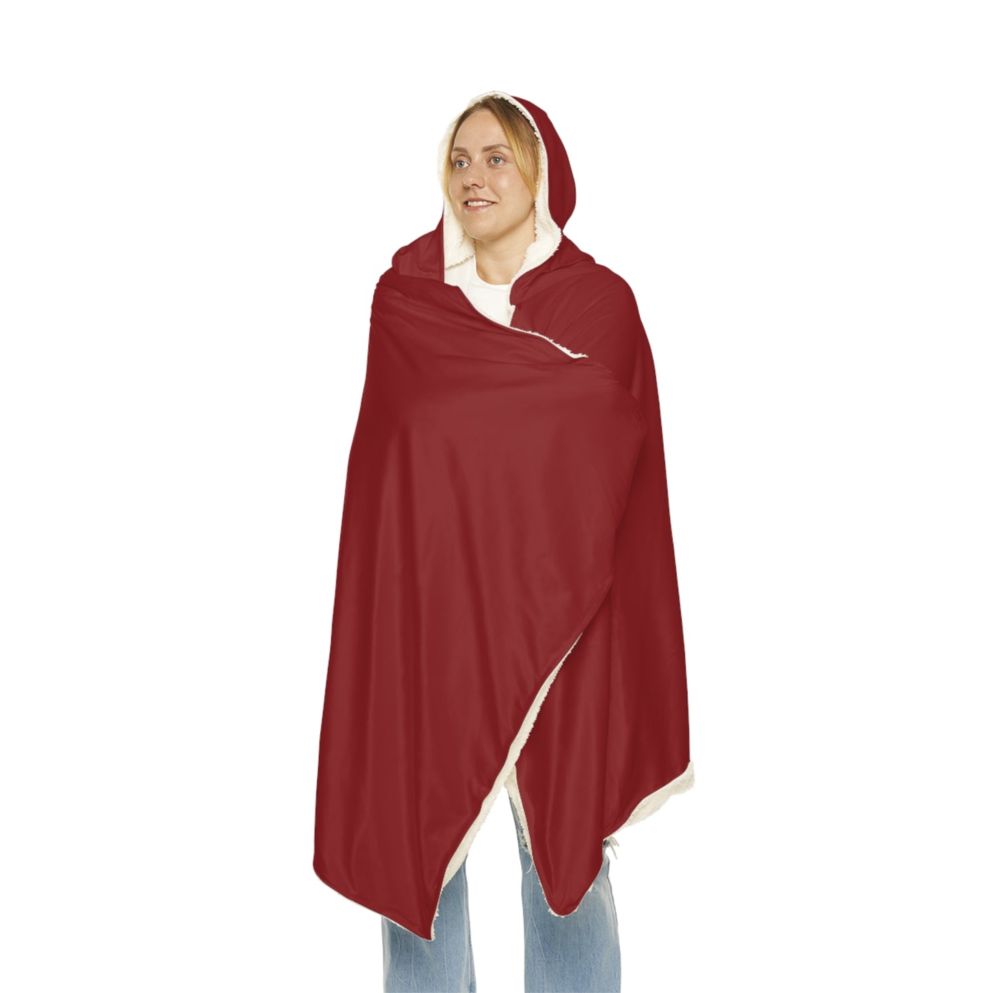 Cozy Burgundy Snuggle Blanket