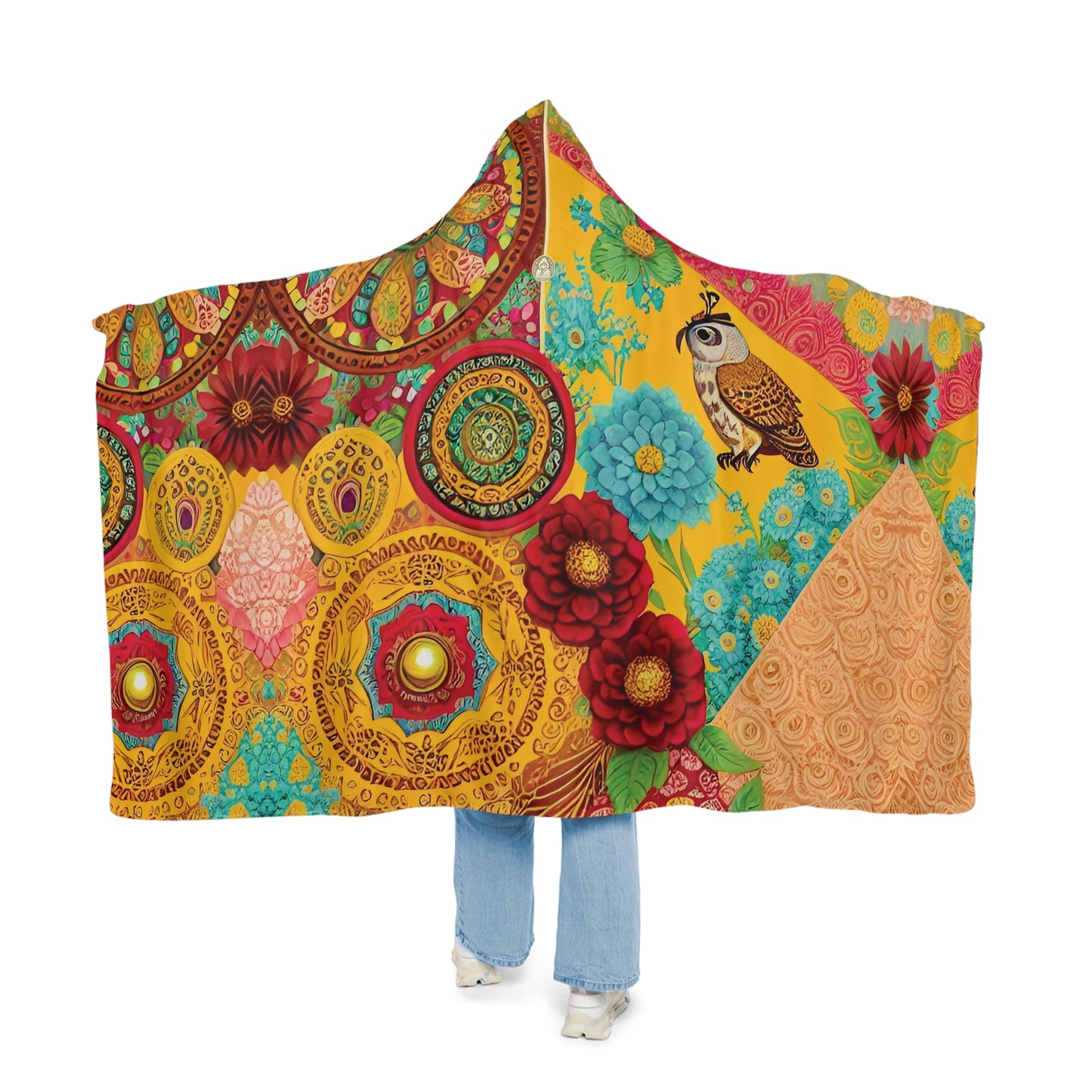 BoHo Birdhouse Snuggle Blanket