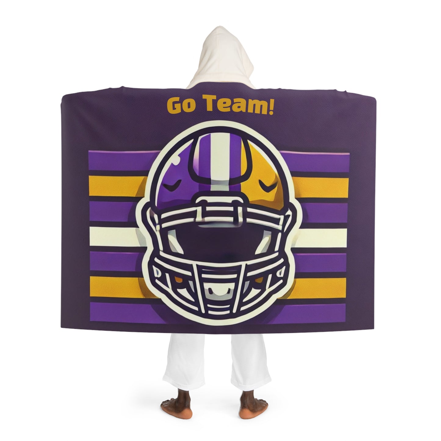 Team Goals Hooded Sherpa Fleece Blanket