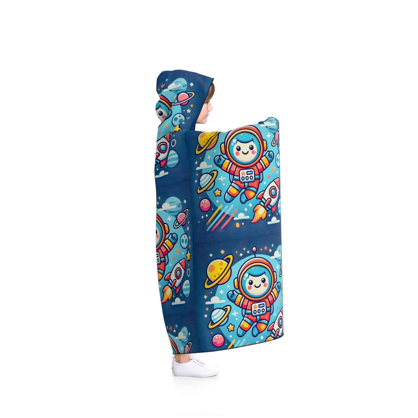 Astrospace Kids Hooded Blanket