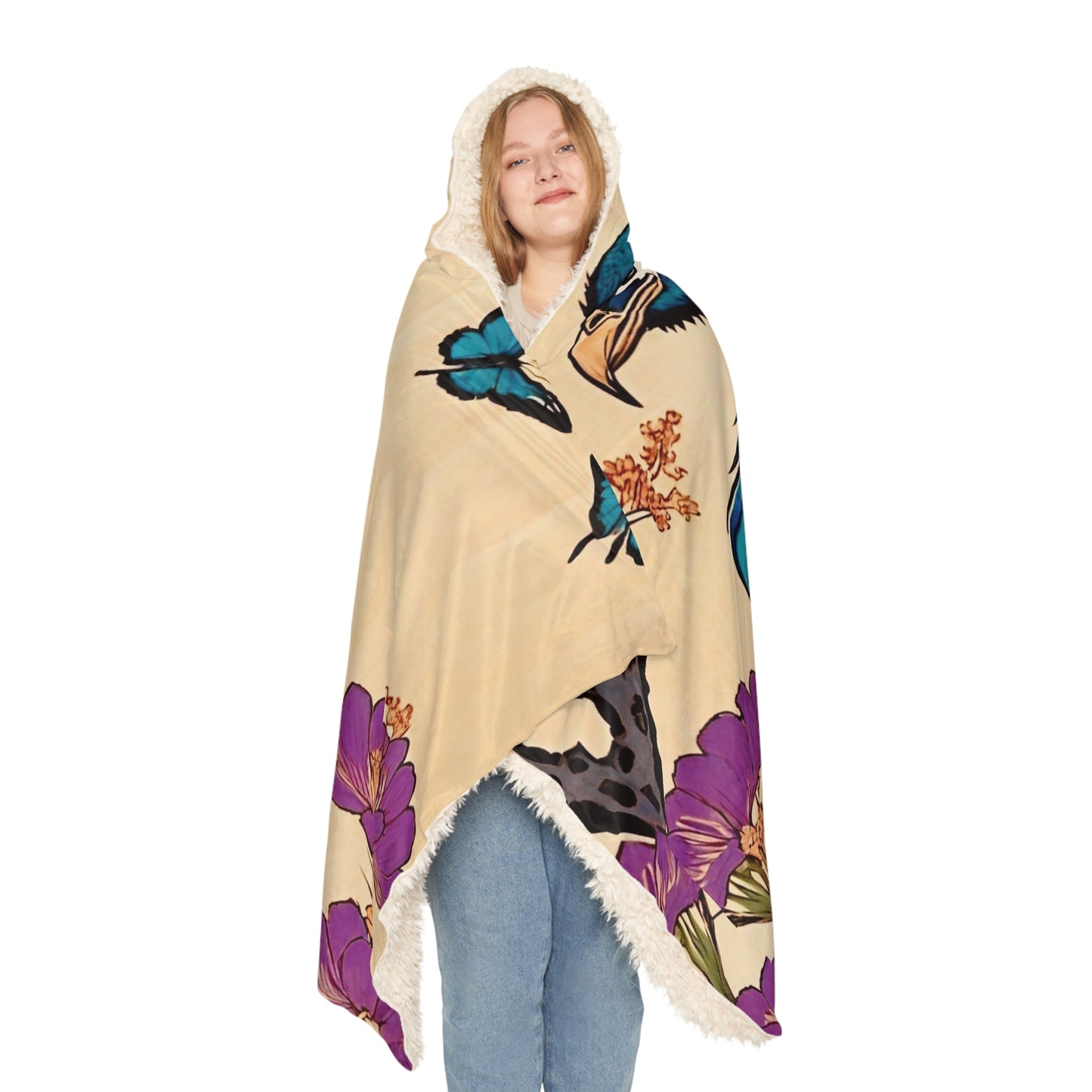 Peacock Home Counter Snuggle Blanket