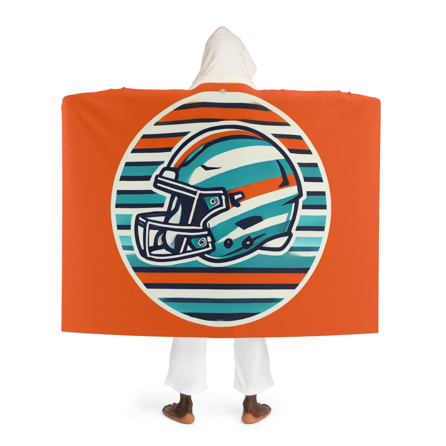 Miami Miami Hooded Sherpa Fleece Blanket