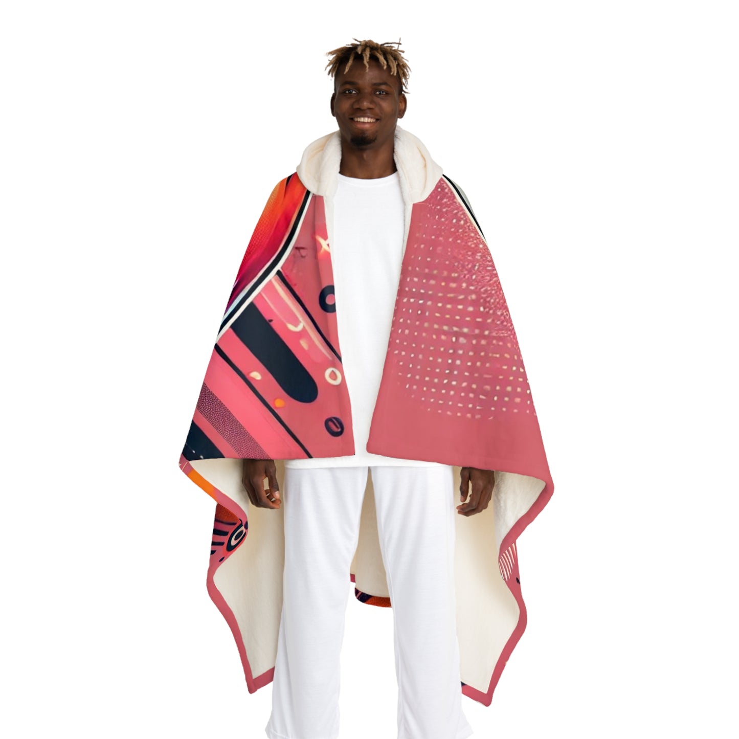 Smart Player Hooded Sherpa Fleece Blanket